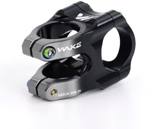 FOMTOR Potence de vélo 31,8 x 35 mm - Potence courte de guidon de 0 degrés - Ultra légère - En alliage d'aluminium CNC - Pour VTT, vélo de route, BMX - Avec outil et boulons
