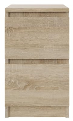 SoDREAMER Nachttisch Farbe: Sonoma-Eiche | Nachtschrank Beistelltisch | Nachtkommode für jedes Schlafzimmer, Wohnzimmer, Jugendzimmer | Kleine Kommode | 30 x 53 x 30 cm