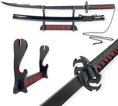 Japanisches Katana – Bankai-Schwert von Ichigo – Premium-Display inklusive