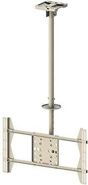 MULTIBRACKETS - Ceiling Large Bianco - Supporto da soffitto per TV Telescopico fino a 300 cm Girevole fino a VESA 60 x 40.