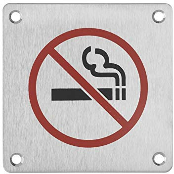 THIRARD - Plaque Signaletique 100 X100 Mm - Non Fumeur