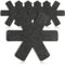 COM-FOUR® 6X Protección de Fieltro - Protección de sartenes contra arañazos -Protección para sartenes, ollas y Cuencos (06 Piezas - Negro)