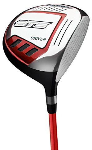 Orlimar ATS Junior Golfschläger für Jungen, Rot/Schwarz, für Linkshänder, Alter 9–12 Jahre