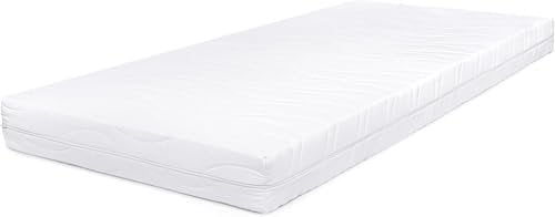 Pillows24 – Matratze 140x200 H3 | 13 cm Höhe | Kaltschaummatratze | Bezug waschbar bis 60°C | Oeko-TEX Zertifiziert Mattress | Atmungsaktiv & Hypoallergen Water Foam | Made in EU