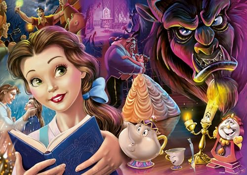 Ravensburger Puzzle 12000883 - Belle, die Disney Prinzessin - 1000 Teile Disney Puzzle für Erwachsene und Kinder ab 14 Jahren