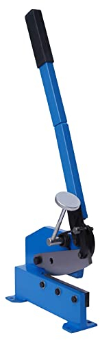 panfudongk Forbici a leva manuale in lamiera, lunghezza lama in metallo, acciaio, 200 mm, taglio preciso fino a 6 mm