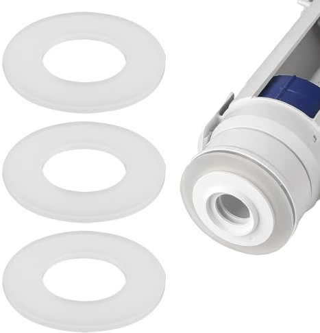 SMCEHEYA 3Pcs Flush Valve Seal 816.418.00.1, Flush Valve Seal for Geberit, Toilet Cistern Seal Rubber, Water Valve Washer Replacement Clear Toilet Cover Gasket, for Type 212 Flush Valve