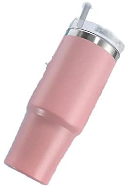 HGDXDP Insulated Cup Stainless Steel Coffee Mug Travel Water Cup Tumbler Cups Vacuum Beer Bottle(Pink)