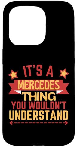 Hülle für iPhone 15 Pro Mercedes Name Lustiges Geschenk für Mercedes