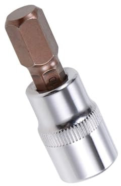 TA-VIGOR Hex Bit Socket, 3/8 Drive x H10 (10mm) Allen Key Socket, Premium S2 Steel Bits, Hex Bit with 48mm Length for Ratchet Wrench, Torque Wrench, Slide Bar, Impact Power Drills