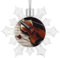 Weihnachtsbaumschmuck, Geigennoten, bedruckt, Weihnachtsschneeflocken-Ornamente, hängende Weihnachtsbaumschmuck