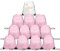 Zidoley 12 Stück Team Braut JGA Turnbeutel Junggesellenabschied Frauen Team Bride Tasche mit Kordelzug, JGA Accessoires Frauen Braut Geschenke (1 weiß + 11 rosa)