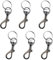 Fabulouz 6 x 9cm(Large) Hipster | Lobster Clasps | Swivel Trigger Clips | Snap Hooks | Bag Key Holder | key Rings For Crafting | Keyring Clip | Metal Clips | Dog Lead Hook | Heavy Duty Key Chain |