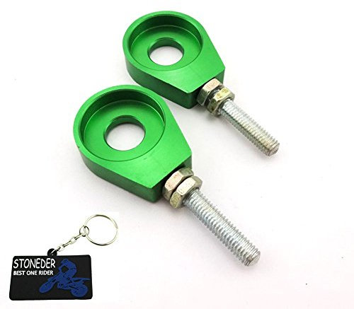 STONEDER 12 mm Vert Tendeur de chaîne Ajusteur Alex Bloc pour 50 CC 70 CC 90 CC 110 CC 125 CC 140 CC 150 CC 160 CC Pit Trail Dirt Moteur de vélo/Moto
