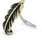 eeddoo Nasen-Piercing Nasenspirale Feder Gold Edelstahl