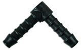 Connect 37252 Plastic Pipe Elbow Joiner 6mm ID 5pc