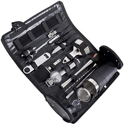 LTLCLZ El Kit Especial De Coctelería Francesa De Coctelera Incluye Herramientas Básicas De Coctelería Y 16 Cubos De Hielo