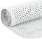 Deluxe-Badewannenmatte, rutschfest, weicher Schaumstoff-Badematten für Badezimmer, Badewannenmatte mit Ablauflöchern, Saugnäpfen, 91,4 x 43,2 cm, Weiß