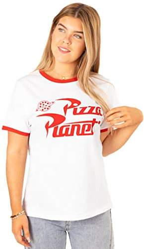 Toy Story Pizza Planet Ringer Women's T-Shirt