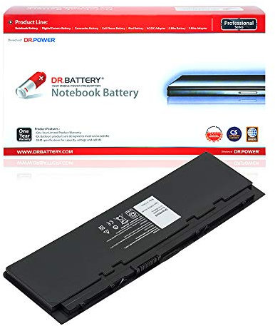 DR. BATTERY GVD76 WD52H Laptop Battery Compatible with Dell Latitude E7240 E7250 Series 0KWFFN 451-BBFW 451-BBFX FW2NM HJ8KP J31N7 KWFFN NCVF0 Y9HNT [11.1V / 30Wh]