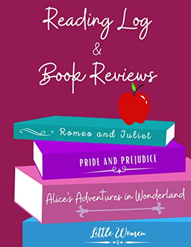 Reading Log & Book Reviews: my reading diary, track all your book reviews, logs & journal notebook, reading organizer favorite books