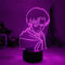 Anime RGB Bunte LED-Illusionslampe Captain Levi Ackerman 3D Nachtlicht Dekorative Beleuchtung Ideal für das Geburtstagsgeschenk eines Kindes-16 Farbe mit Fernbedienung
