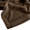 DecoKing Personalisierte Kuscheldecke 220x240 cm Braun Decke mit Namen Bestickt Microfaser Tagesdecke Fleece Mic