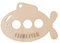 nagu® SUBMARINO. Nombres de Madera Personalizados | Placa de Madera para Colgar, Incluye Letras Autoadhesivas | Letras Decorativas Madera | Letras de Madera Decorativas