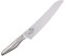 KAI Seki Magoroku Shoso Couteau à Pain 21,0 cm - Acier Inoxydable 5CR15MoV 56 (±1) HRC - Convexe - Manche en Acier Inoxydable 18-8 avec Motif en Diamant - Tranchant Dentelé - Fabriqué au Japon