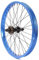 KHE BMX Hinterrad 20 Zoll 7005 Aluminium 36 Loch 14mm blau eloxiert 16 Zähne Ritzel