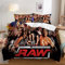 ESAAH 3D WWE Bettwäsche-Sets, 3-teiliges Ultraweiches Bettbezug Set Mit Kissenbezügen, Mikrofaser,Bettbezug Und Kissenbezug (A2,155x220cm+75x50cmx2)