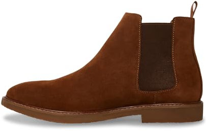 Steve Madden, Stivali Chelsea da uomo modello alto, Tabacco., 49 EU