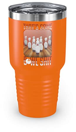 Teegarb Letter Blanket Bicchiere da 850 ml, in acciaio inox, con divertenti palline di rotazione, con scritta in lingua inglese Tenpins Rolling-Ball, con scritta in lingua inglese Disapprovation,