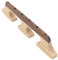 Cheerock 6-String Banjo Bridge, Ebony Maple Banjo Bridge Replacement Composite with Dual-Pivot Design for Enhanced Acoustic Performance