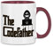 wowshirt Tasse Codefather Programmierer Computer Informatiker, Farbe:White - Bordeaux