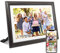 KozyOne FRAMEO 10,1 Zoll 32GB WiFi Digitaler Bilderrahmen, HD IPS Touchscreen, Rahmen aus Naturholz, automatisch drehbar und an der Wand montierbar, einfache Einrichtung, sofortige Freigabe von Fotos