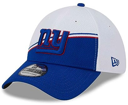 New Era NFL New York Giants Official 2023 Sideline 39THIRTY Stretch Fit Cap, Größe :S/M
