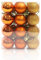 24 Pieces 30 mm Christmas Balls Decoration Shatterproof Christmas Tree Baubles Mini Christmas Hanging Ball for Christmas Tree Holiday Wedding Party Decoration, Orange