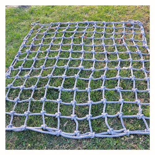 Kletternetz Für Kinder Und Erwachsene, Krabbelnetz Fallen Schutz Netz Für Outdoor Sport Innendekoration (Color : 8mm-10cm, Size : 1X1m/3.3X3.3ft)