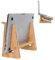 Nuvograin Bamboo Laptop Stand - Vertical for Desk, Compatible with MacBook, Dell, Surface, HP, Pixelbook, Lenovo 13-15.6 inch