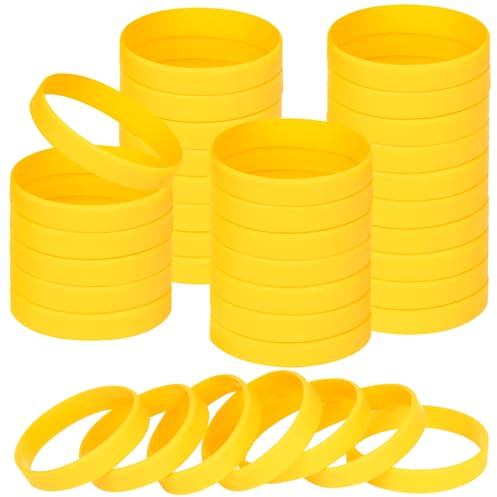 NAHRMY Bracelets Élastiques en Silicone, Bracelets en Caoutchouc pour Sport Enseignants Décorations Fête Sports Cadeaux