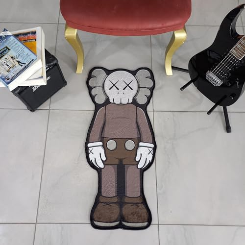 Rugendary Ka-ws Teppich, beliebte Hypebeast-Raumdekoration, einzigartiges Design, Sneakerhead-Teppich, rutschfeste Unterseite, Straßenkunst-Matte, maschinenwaschbar, cooler Teppich (Hypebeast-7, 0,4 x