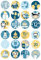 Weihnachts-Adventskalender-Zahlen-Aufkleber, 1–24 Weihnachts-Adventskalender-Aufkleber, Weihnachtskalender-Aufkleber, Chri-Countdown
