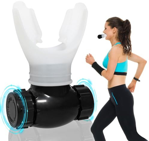 oxyfit, oxyfit lung trainer, oxyfit breathing trainer, respirador pulmonar, ejercitador pulmonar, entrenador respiratorio, entrenador de capacidad pulmonar - Blanco