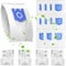 12 Pack for Miele Vacuum Cleaner Bags,for Miele Classic C1, Complete C1 C2 C3, S227 S240, S270, S400, S400i, S600, S800, S2, S5, S8, Series w/8 Filters