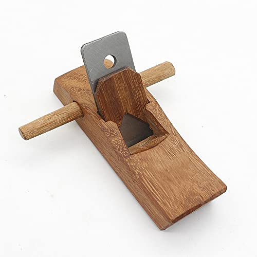 Block Holzbearbeitung Hobelmaschine ， Mahagoni Schreiner Hobel DIY Holzbearbeitung Hand mit Griff 127mm Mini Holzbearbeitung Hobel