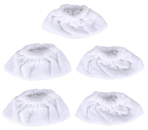 ZAPYVET 5X, for KARCHER, for SC2 SC3 SC4 SC5 Dampfreiniger Frottee-Handwerkzeug-Reinigungspads Staubsauger-Mopps Heimreinigung 22 cm x 10 cm Ersatz-Mopp-Pads(5PC Pure Cotton)
