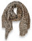 Ziona Leo Print Damen Tuch 178cm x 87cm Leopardenmuster Halstuch Frühling Schal (Beige-Braun-Schwarz)