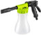 CROWNSHOP Snow Foam 900ml Sprayer Car Wash Spray Tool Long Gun Use Hose Sprayer 900 ml Car Cleaning Foam Spray Gun Foam Spray Gun Car Wash Soapy Water Nozzle for Home Garden Watering (Green)