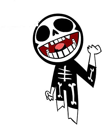 13cmx8.1cm for Gorillaz Bonesy Funny Car Stickers Motorcycle Car Bumper Window Fashion